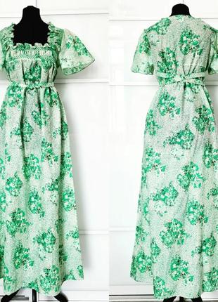 Невероятное прекрасное нежное мыло великолепное винтажное платье ретро винтаж фотосессии стиль ампир цветочный принт цветы2 фото