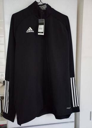 Adidas condivo 20 warm top куртка с прорезями для пальцев для тренировок, занятий спортом, бега l-разм