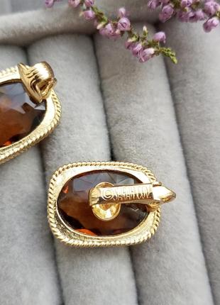 Красиві вінтажні кліпси sarah coventry, "golden embers", вінтаж6 фото