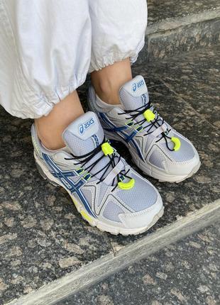 Кроссовки asics gel-kahana 8 grey/blue2 фото