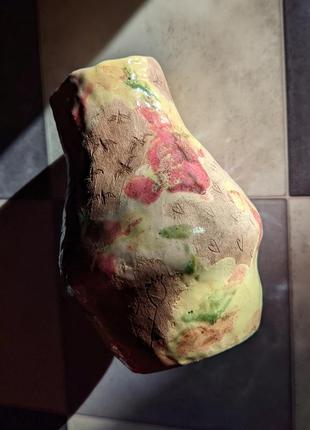 Ваза ручной работы молочение горшок коричневый глина керамика кувшин для цветов2 фото