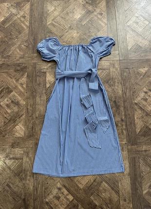 Сукня легка, літній сарафан в смужку zara, розмір s