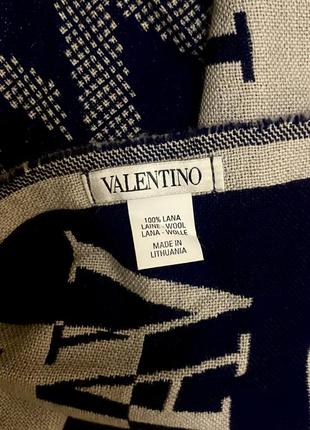 Шарф valentino платок накидка valentino палантин хустка dior gucci4 фото