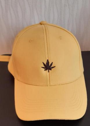 Стильна жовта кепка-бейсболка,унісекс,нова