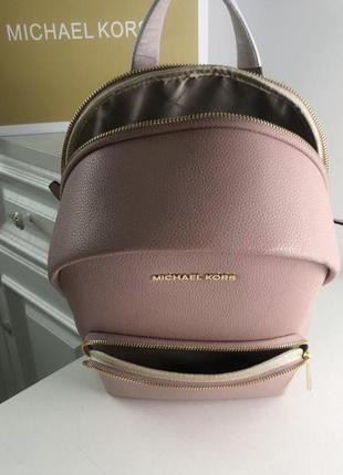 Женский рюкзак michael kors розовый3 фото