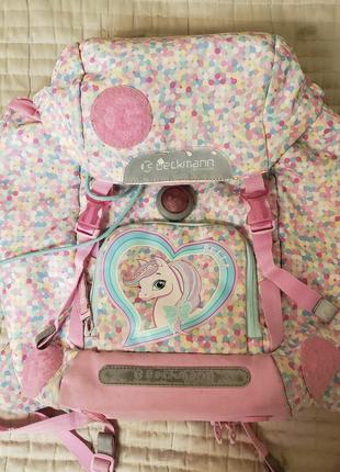 Beckmann ранец школьный рюкзак девочке каркасный2 фото