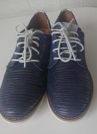 Кожаные стильные качественные туфли belvida португалия .2 фото