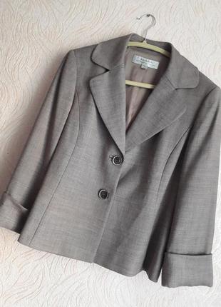 Элегантный пиджак бренда премиум класса tahari (сша), красивый жакет