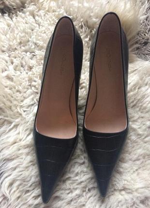 Люксові шкіряні туфлі крокодил4 фото