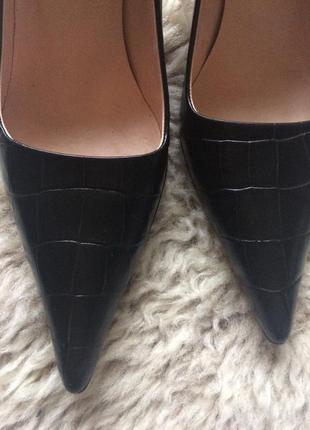 Люксові шкіряні туфлі крокодил6 фото