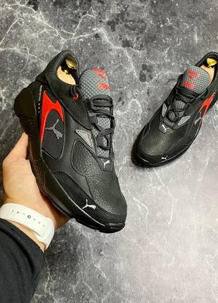 Мужские кожаные кроссовки puma