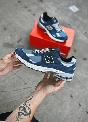 Кроссовки в стиле new balance 2002r protection высококачественные премиум мужские nb замшевые трендовые молодежные3 фото