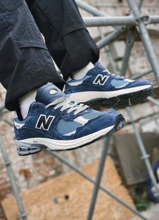 Кросівки в стилі new balance 2002r protection високоякісні преміум кросівки чоловічі nb замшеві трендові молодіжні зручні