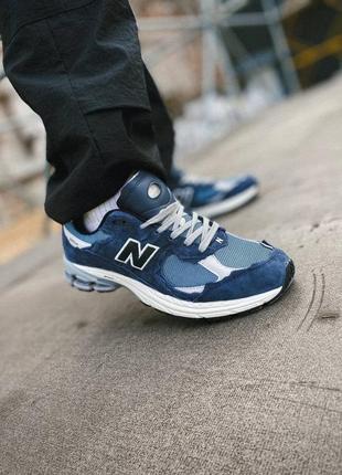 Кроссовки в стиле new balance 2002r protection высококачественные премиум мужские nb замшевые трендовые молодежные7 фото