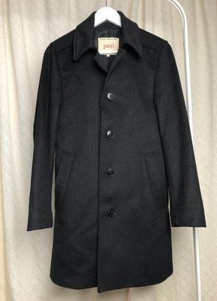 Классическое пальто paul kehl швейцария маленький мужской размер xs полушерстяное шерстяное шерсть классическое премиум3 фото