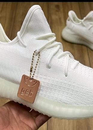 Кроссовки adidas yeezy boost v2 белые кроссовки унисекс кроссовки для зала текстильные кроссовки
