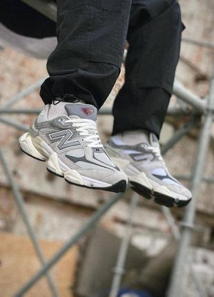 Високоякісні люксові кросівки  в стилі new balance 9060 nb преміум чоловічі замшеві стильні молодіжні трендові3 фото