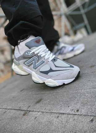 Високоякісні люксові кросівки  в стилі new balance 9060 nb преміум чоловічі замшеві стильні молодіжні трендові6 фото