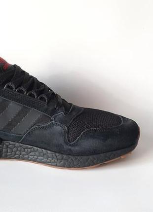 Кросівки чоловічі adidas runner boost. чорні3 фото