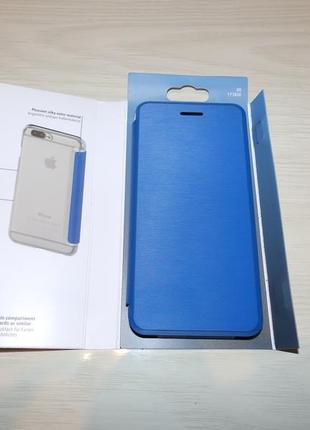 Чехол книжка hama для iphone 7 plus / 8 plus booklet case clear1 фото
