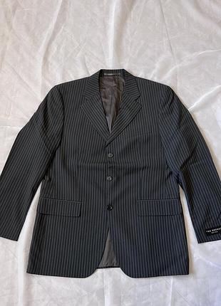 Синий пиджак the broker new york оригинальная полоска