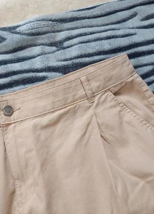Брендові коттонові завужені штани брюки з високою талією yessica, 18 розмір.3 фото