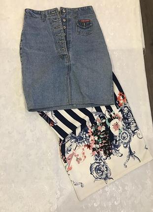 Джинсовая юбка 4