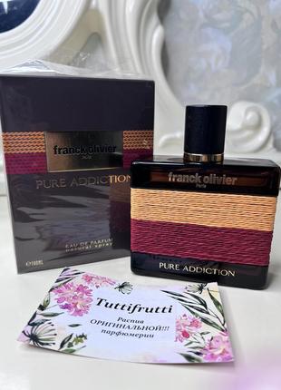 Franck olivier pure addiction, edp, 1 ml, оригинал 100%!!! делюсь!1 фото