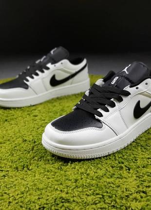 Nike air jordan 23 низькі кеди білі з чорним кросівки чоловічі шкіряні топ якість найк джордан осінні9 фото