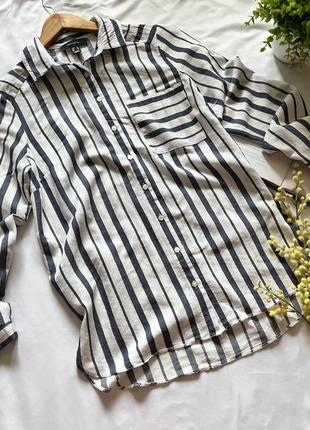 ❣️сорочка в смужку з розрізами від atmosphere