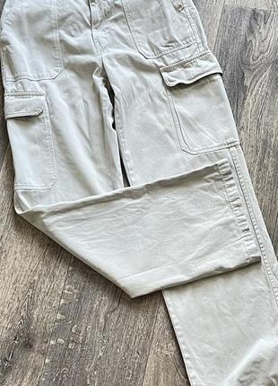 Трендовые, стильные джинсы карго, размер xs, s1 фото