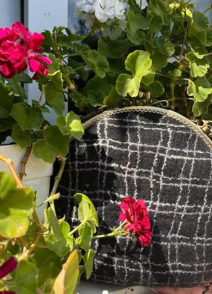 Сумка с фермуаром по мотивам chanel