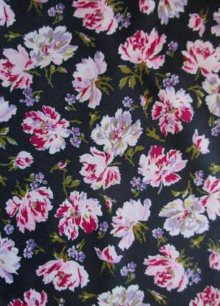 Ткань для шитья: трикотаж цветы, германия4 фото