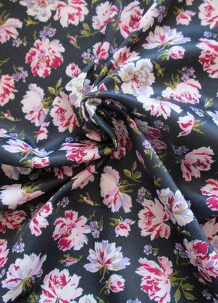 Ткань для шитья: трикотаж цветы, германия