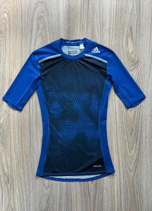 Мужская компрессионная футболка adidas techfit compression