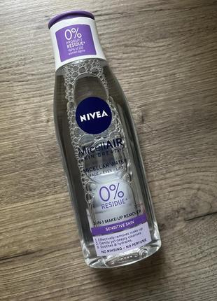 Мицеллярная водичка от nivea sensitive air1 фото