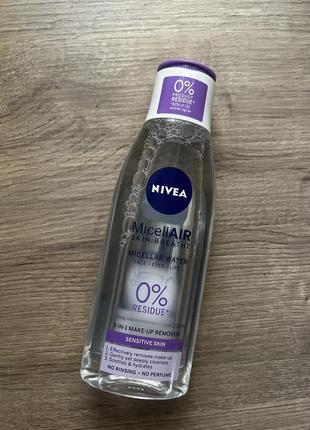 Мицеллярная водичка от nivea sensitive air