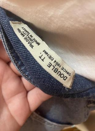 Трендовая джинсовая длинная юбка юбка6 фото