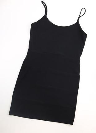 Чорна сукня плаття міні5 фото