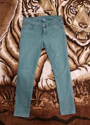 Изумрудные джинсы h&m1 фото