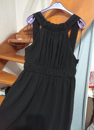 Черное платье сарафан zara