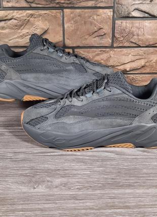 Кроссовки мужские adidas yeezy вoost 700 v2 серые мужские кроссовки с большой подошвой мужские кроссовки изи