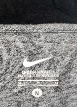 Подростковая унисекс винтажная черно-белая спортивная дизайнерская кофта олимпийка на длинный рукав nike8 фото