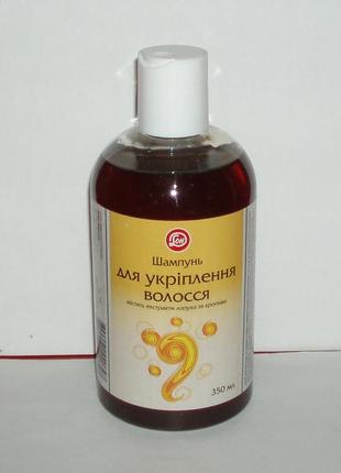 Шампунь для укріплення волосся  з екстрактом лопуха та кропиви 350мл