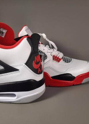 Мужские кроссовки nike air jordan retro 4 низкие весенне-летние кроссы найк аир  джордан4 фото