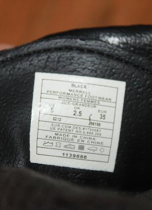 Шкіряні черевики демісезонні merrell 35р.2 фото