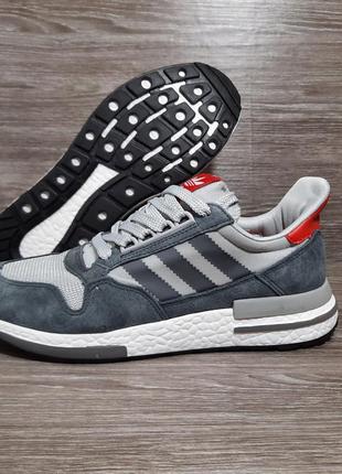 Кроссовки мужские серые adidas z-750 43,44 размеры