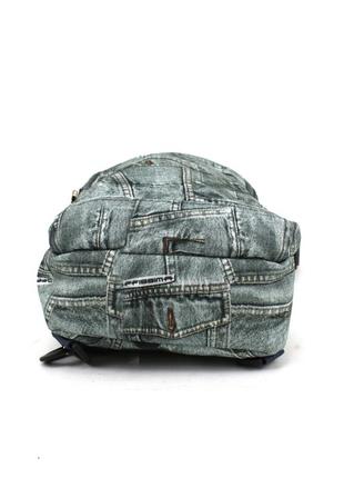 Однолямковий рюкзак слінг wallaby 112.47 сірий джинс3 фото