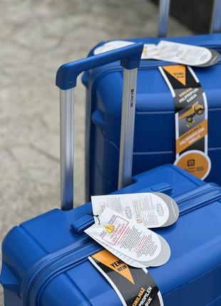 Качественный чемодан из полипропилен,модель 366,прорезиненный,надежная,колеса 360,кодовый замок,туреченя5 фото