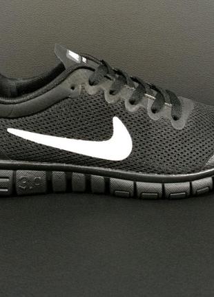 Кросівки чоловічі nike free run 3.0 чорні легкі кросівки для подорожей чоловічі кросівки для спортзалу